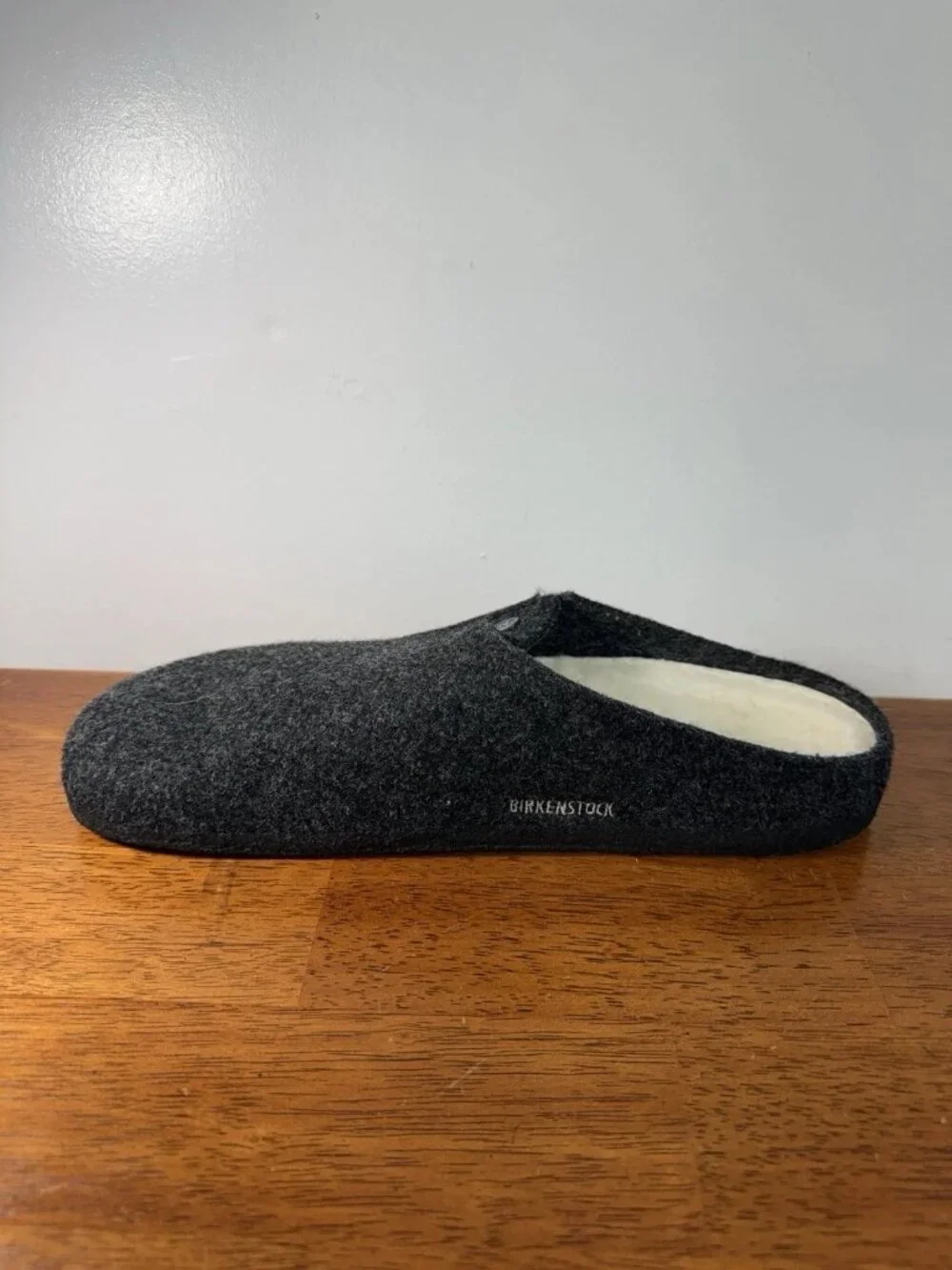 Birkenstock Zermatt Shearling Wool Felt Clogs Anthracite EU 46 Men 13
